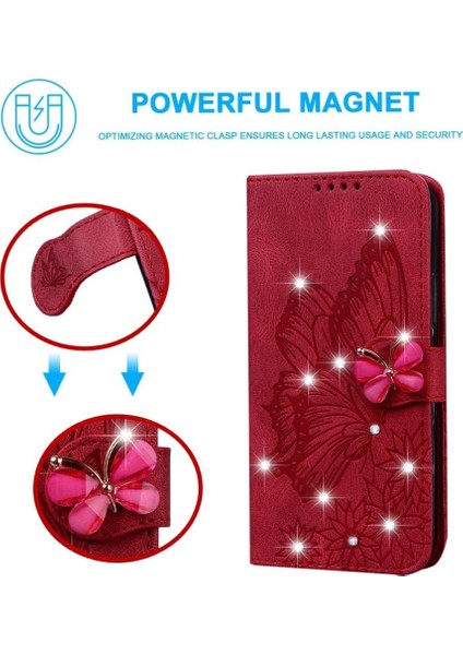 Elmas ile Redmi Not 14 Pro 4g Büyük Kelebek Için Flip Case (Yurt Dışından) fiyatları