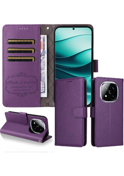 Redmi Note 14 Pro 5g Crad Yuvası Manyetik Araç Montajı Için Flip Case (Yurt Dışından)