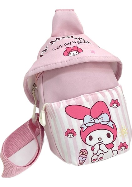 Çocuk El Çantası Omuz Crossbody Küçük Çanta Sevimli Eğlence Bozuk Para Cüzdanı Moda Küçük Göğüs Çantası (Yurt Dışından)