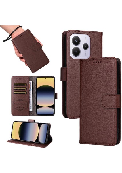 Redmi Note 14 4g Kablosuz Şarj Cüzdan Crad Yuvası Için Flip Case (Yurt Dışından) fırsatları