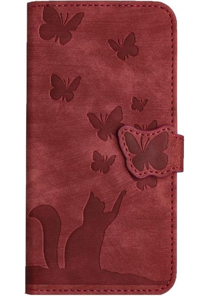 Redmi Not Için Flip Case 14 Pro 4g Kabartmalı Kelebek Kedi Kartı (Yurt Dışından) fiyatları