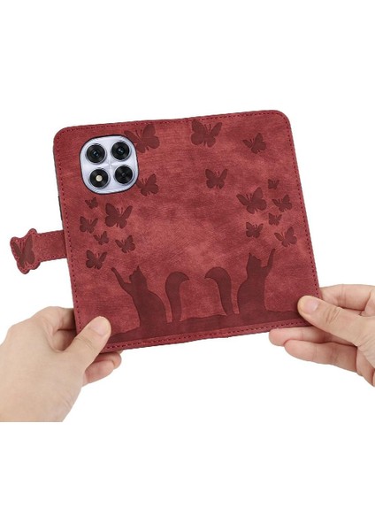 Redmi Not Için Flip Case 14 Pro 4g Kabartmalı Kelebek Kedi Kartı (Yurt Dışından) indirimleri
