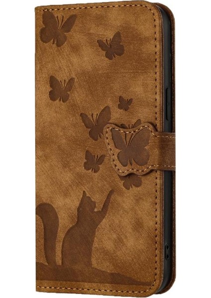 Redmi Not Için Flip Case 14 Pro 4g Kabartmalı Kelebek Kedi Kartı (Yurt Dışından) fırsatları