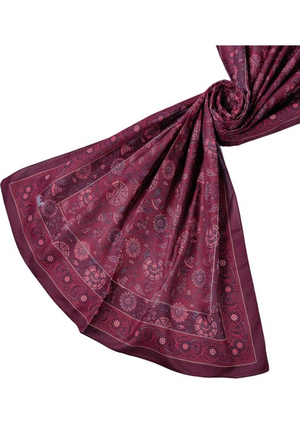 Enba Etnik Desenli Soft Pamuklu Şal 75X190 cm
