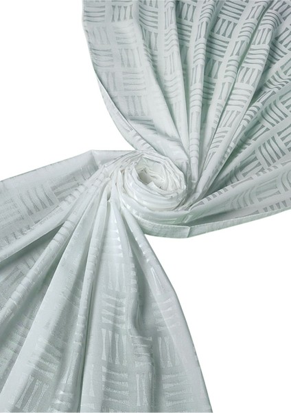 Ipeksi Dokulu Jakarlı Geometrik Desenli Şal 75X190 cm modelleri