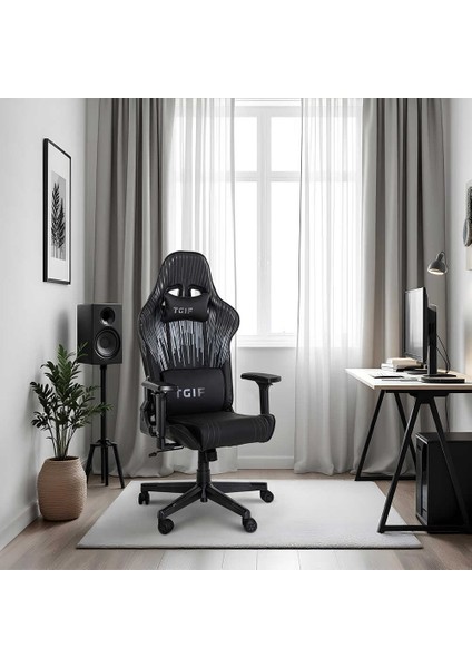 Adore Gaming Apollo Profesyonel Oyuncu ve Yönetici Koltuğu-Siyah 42X124-131,5X64 cm (Gxyxd)