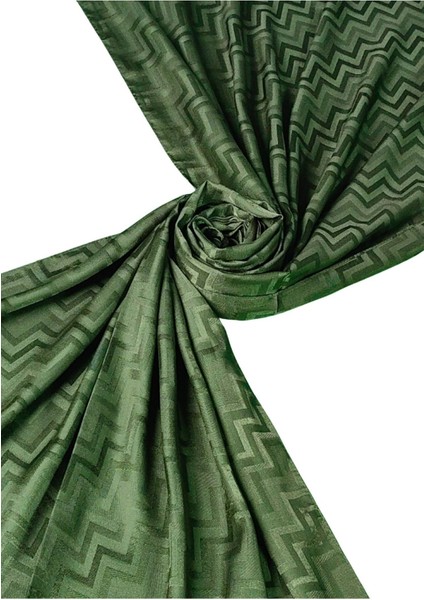 Ipeksi Dokulu Jakarlı Zikzak Desenli Şal 75X190 cm modelleri