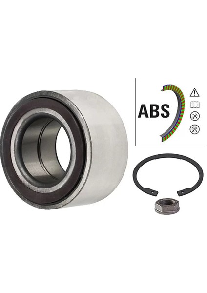 Ön Aks Rulmanı Abs'li 3350.82 407 508 C5 Ds4 Ds5 Rcz
