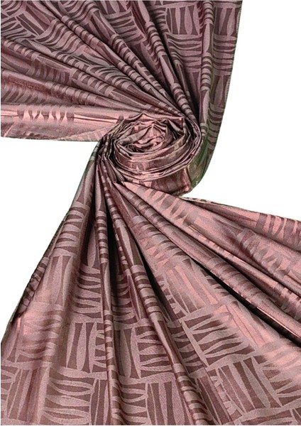 Ipeksi Dokulu Jakarlı Geometrik Desenli Şal 75X190 cm fiyatları