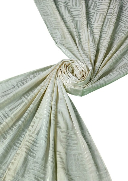 Ipeksi Dokulu Jakarlı Geometrik Desenli Şal 75X190 cm fiyatları
