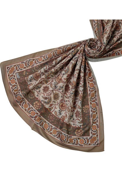 Enba Etnik Desenli Soft Pamuklu Şal 75X190 cm