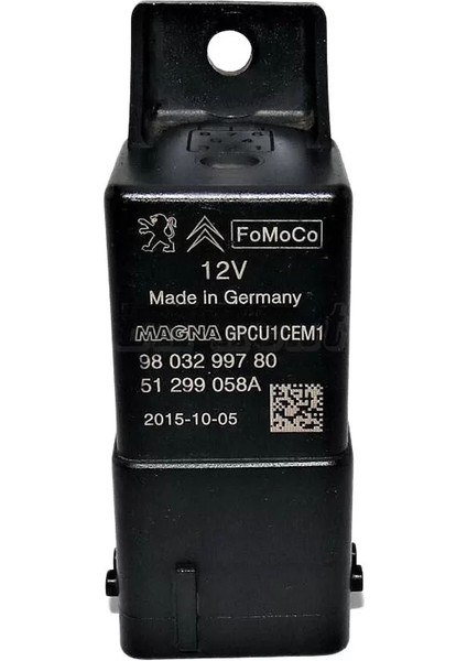 Kızdırma Isıtma Bujisi Rölesi 9803299780 208 301 308 Berlingo C3C4C5 DS3DS4DS5DS7 Partner Rifter