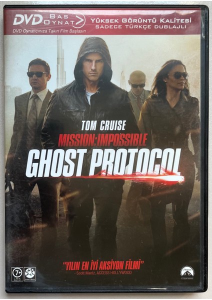 Mission Impossşble Ghost Protocol DVD (Orijinal Dönem Baskı Dvd)