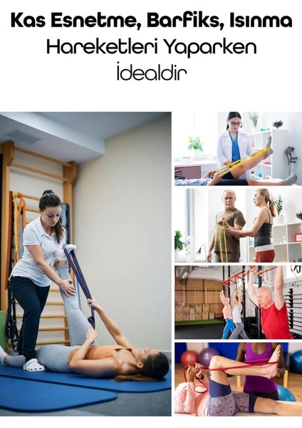 35 kg Mor Barfiks Direnç Lastiği – Extra Sert Gym Pilates Fitness Kas Geliştirme Bandı