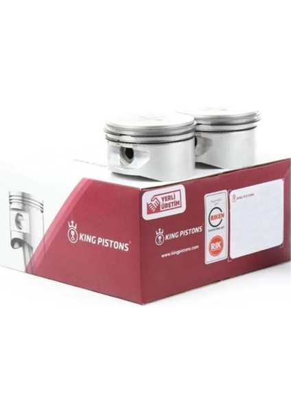 Kıng Pıstons Piston Segman+Gömlek Std Ø75,00 Tepe +0.10 0111.AT 106 206 207 306 307 Berlingo C2 C3 C4 Partner fiyatları
