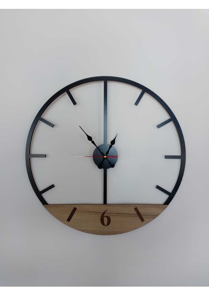 45 cm Çift Katlı Ahşap Mdf Sessiz Akar Mekanizmalı Duvar Saati fiyatları