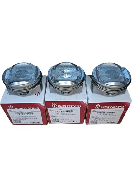 Kıng Pıstons Piston Segman 050 Ø75,50 1610815680 2008 208 3008 301 308 408 5008 Celysee C3 C4 C5 Ds3 Ds4