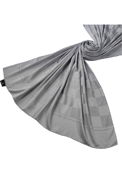 Emproyal Silver Jakar Dama Desenli Şal 75X190 cm fiyatları
