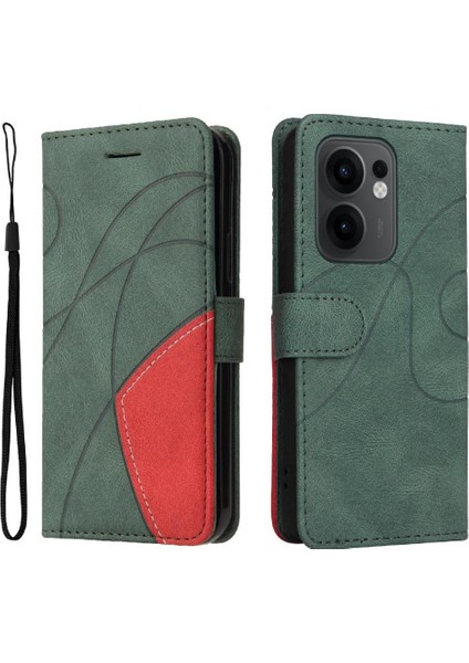 Kart Yuvası Ile Oppo Reno 13F Deri Cüzdan Flip Folio Kitap Için Flip Case (Yurt Dışından)