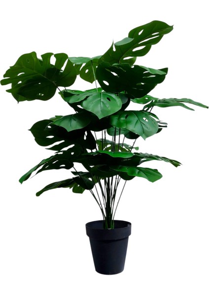 Yapay Dekoratif , Salon Bitkisi , Monstera Ağacı 90 cm