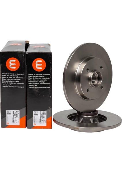 Arka Fren Diski (Aynası) Rulmanlı Abs (Takım) 4249.45 3008 308 5008 Berlingo C4 Ds4 Ds5 Partner