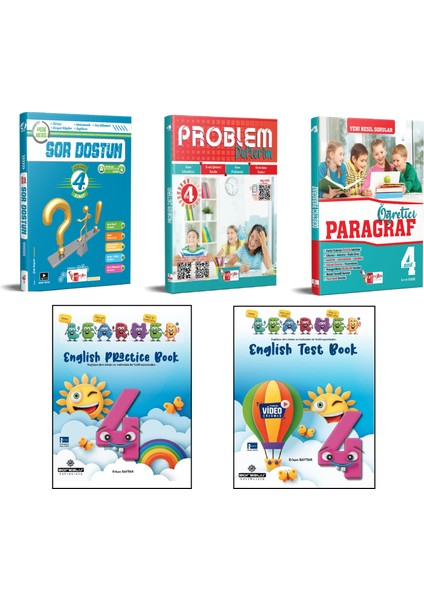 Artı Eğitim 4. Sınıf 3'lü Set-Borealıs 4. Sınıfpractıcebook+Test Book