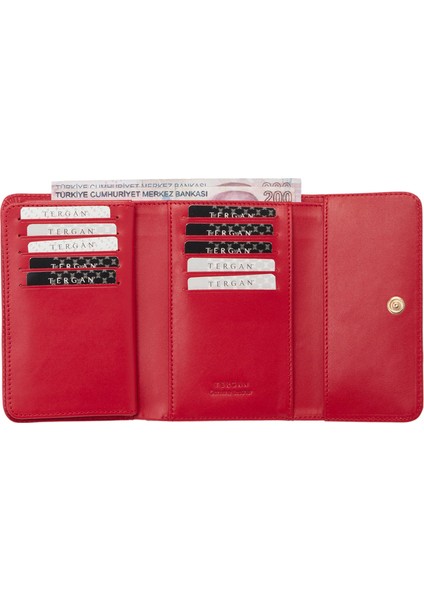 Kırmızı Hakiki Deri Kadın Cüzdan - S1CB00005730-H4B modelleri