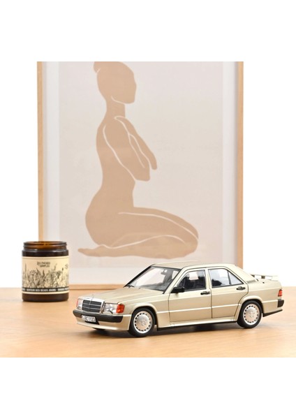 1/18 Mercedes-Benz 190 E 2.3-16 1984 Smoke Silver Metallic