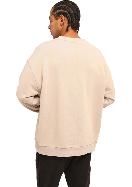 New Id Ovrs Gfx Crew Gri Erkek Sweatshirt fiyatları