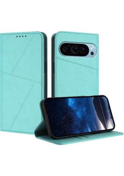 Kart Yuvaları ve Mat ile Google Pixel 9 Pro Xl Darbeye Dayanıklı Kapak Için Kılıf (Yurt Dışından)
