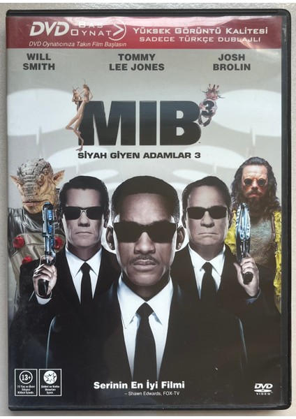 Siyah Giyen Adamlar 3 DVD (Orijinal Dönem Baskı Dvd)