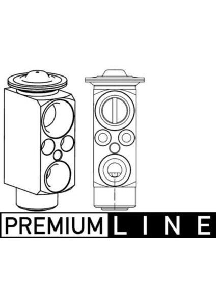 Mahle AVE81000P -Knecht-Behr AVE81000P Klima Valfi Premium Line Bmw E70 E71 E72 F15 F16