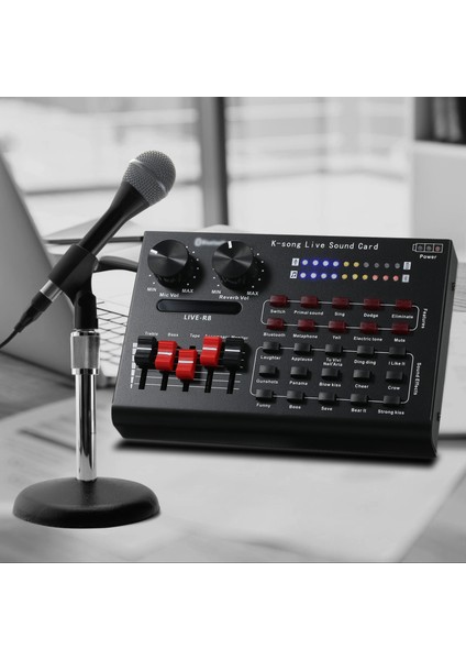 Zuomee R8 Ses Kablosu ve Ses Efektli Canlı Ses Kartı (Yurt Dışından) fırsatları