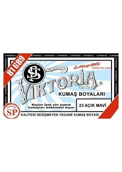 Kumaş Boyası - 23 Mavi Açık