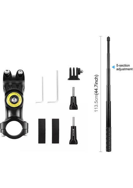 Zuomee INSTA360 Için Motosiklet Sapa Montajlı Kamera (Yurt Dışından)