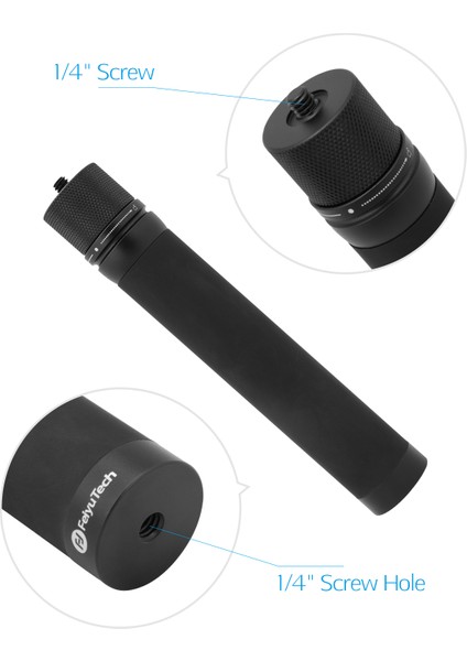 Zuomee Feiyu V3 El Stabilizatörü Uzatma Direği 1/4 Inç Vida Tekerlekli 52.8cm Uzunluklu (Yurt Dışından) fırsatları