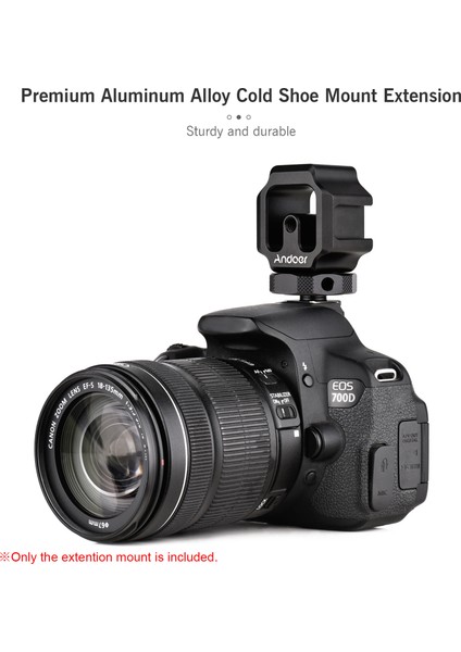 Zuomee Kameralar Için Hafif Alüminyum Alaylı Üçlü Soğuk Ayaklı Montaj Adaptörü Tarağı (Yurt Dışından) fiyatları