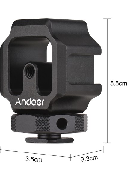Zuomee Kameralar Için Hafif Alüminyum Alaylı Üçlü Soğuk Ayaklı Montaj Adaptörü Tarağı (Yurt Dışından) indirimleri
