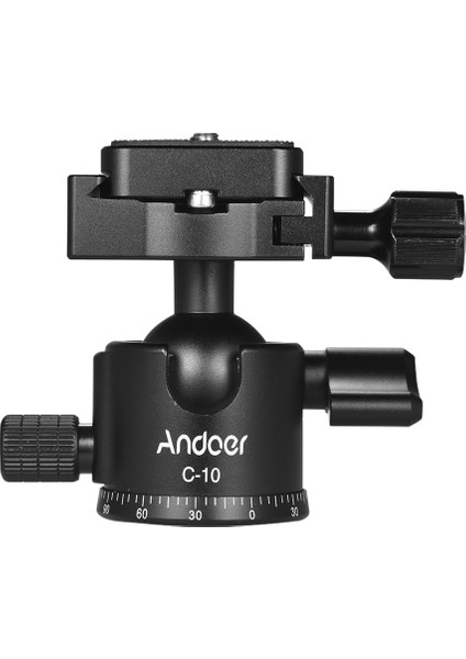 Zuomee C-10 Alüminyum Alöjlü Kameraya Uygun Düşük Ağırlık Merkezi ve 6 kg Maksimum Yük Taşıma Kapasitesine Sahip Siyah Toplu Kafa Tripod (Yurt Dışından) modelleri