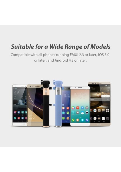 Zuomee Huawei Sie Stik AF11 Uzunlatılabilir El ile Tetikli (Yurt Dışından) modelleri
