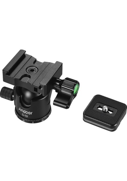 Zuomee C-10 Alüminyum Alöy Kameraya Uygun Minyatür Düşük Ağırlık Merkezi ve Maksimum 6 kg Yük Taşıma Kapasiteli Siyah Bilyalı Tripod Başlığı (Yurt Dışından) fiyatları