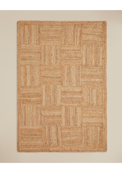 Amy Dekoratif Jüt Kilim 80X150 cm Natural