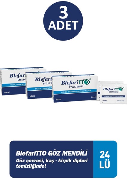 Blefaritto Swap Göz Çevresi Pedi 24 Adet X3