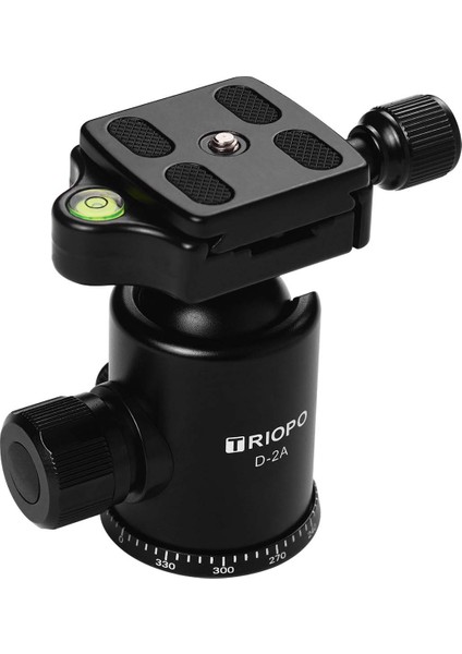 Zuomee Trıopo D-2A Profesyonel Dslr ve Ildc Kameraları Için Alüminyum Çelik 10 kg Yük Kapasiteli Top Kafa (Yurt Dışından) fiyatları