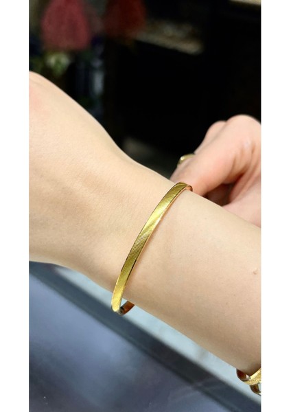 9 gr (GRAM) Yatırımlık Işçiliksiz Trabzon Desenli Çöp Bilezik 22 Ayar Altın fiyatları