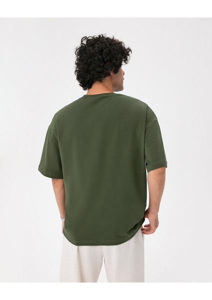 Haki Erkek Oversize T-Shirt fiyatları