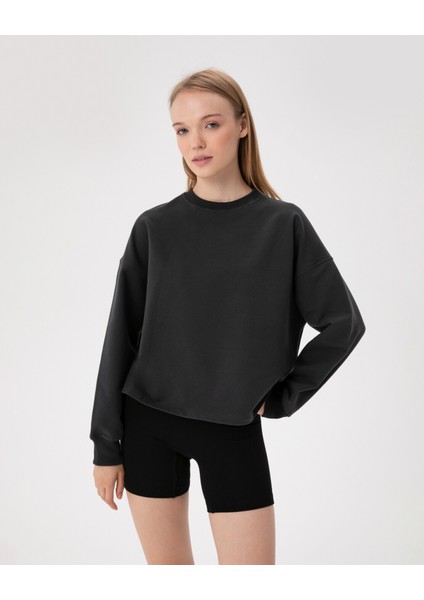Antrasit Basic Easysize Sweatshirt