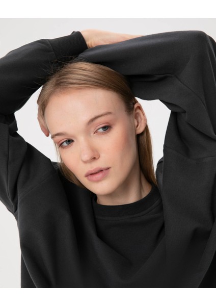 Antrasit Basic Easysize Sweatshirt