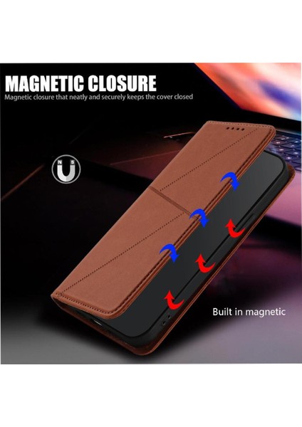 Kart Yuvaları ve Kickstand Anti-Parmak Izi ile Xiaomi Redmi 13 Için Kılıf (Yurt Dışından) modelleri