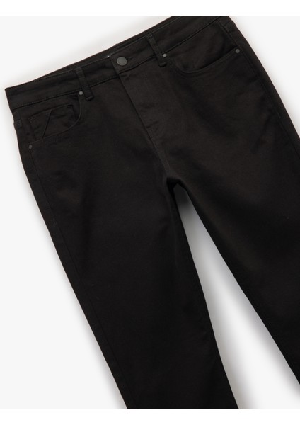 Normal Bel Cep Detaylı Skinny Fit Jean Pantolon - Michael Jean